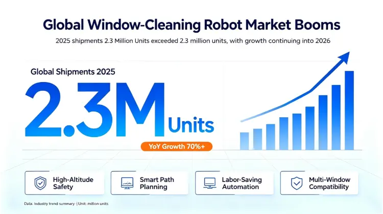 Η LIESA ακολουθεί το 2026 Global Smart Cleaning Boom, αναβαθμίζει την τεχνολογία ρομπότ καθαρισμού παραθύρων για ασφαλέστερες, πιο έξυπνες λύσεις για το σπίτι